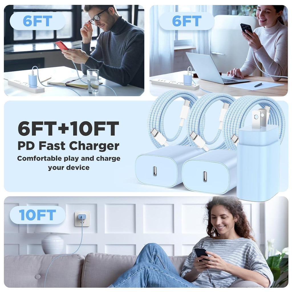 Hzevn Cargador de carga súper rápida USB C de 25 W para teléfono Sa...