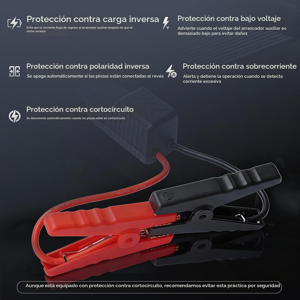 Mayspare Abrazaderas de arranque inteligentes EC5 de 10 AWG, clips...