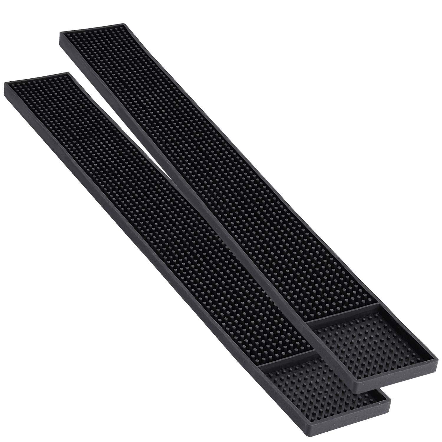 Noverlife 2 tapetes de goma de 23.65 x 3 pulgadas, tapete antidesli...