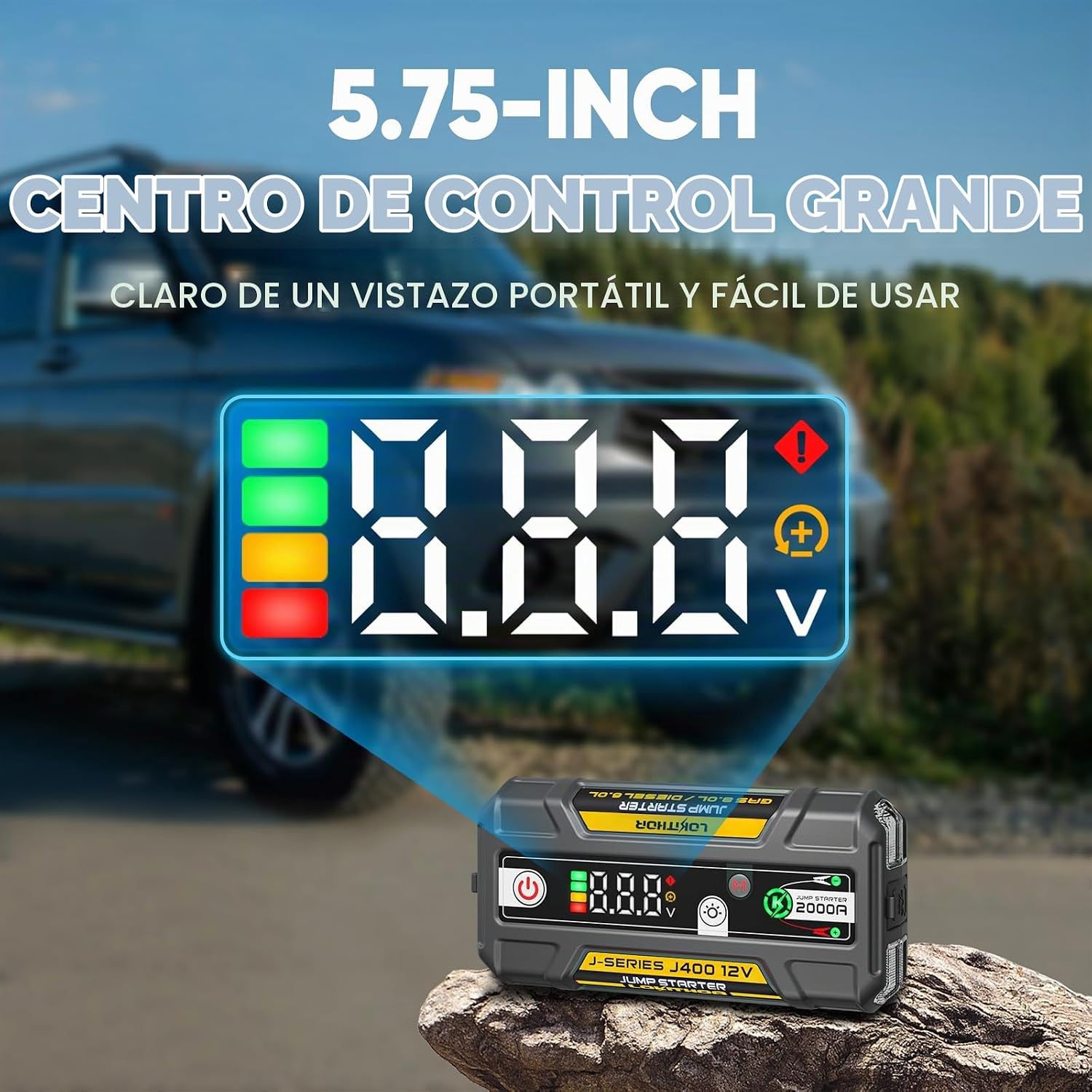 LOKITHOR J400 Arrancador con tecnología ConnectMax, arrancador port...