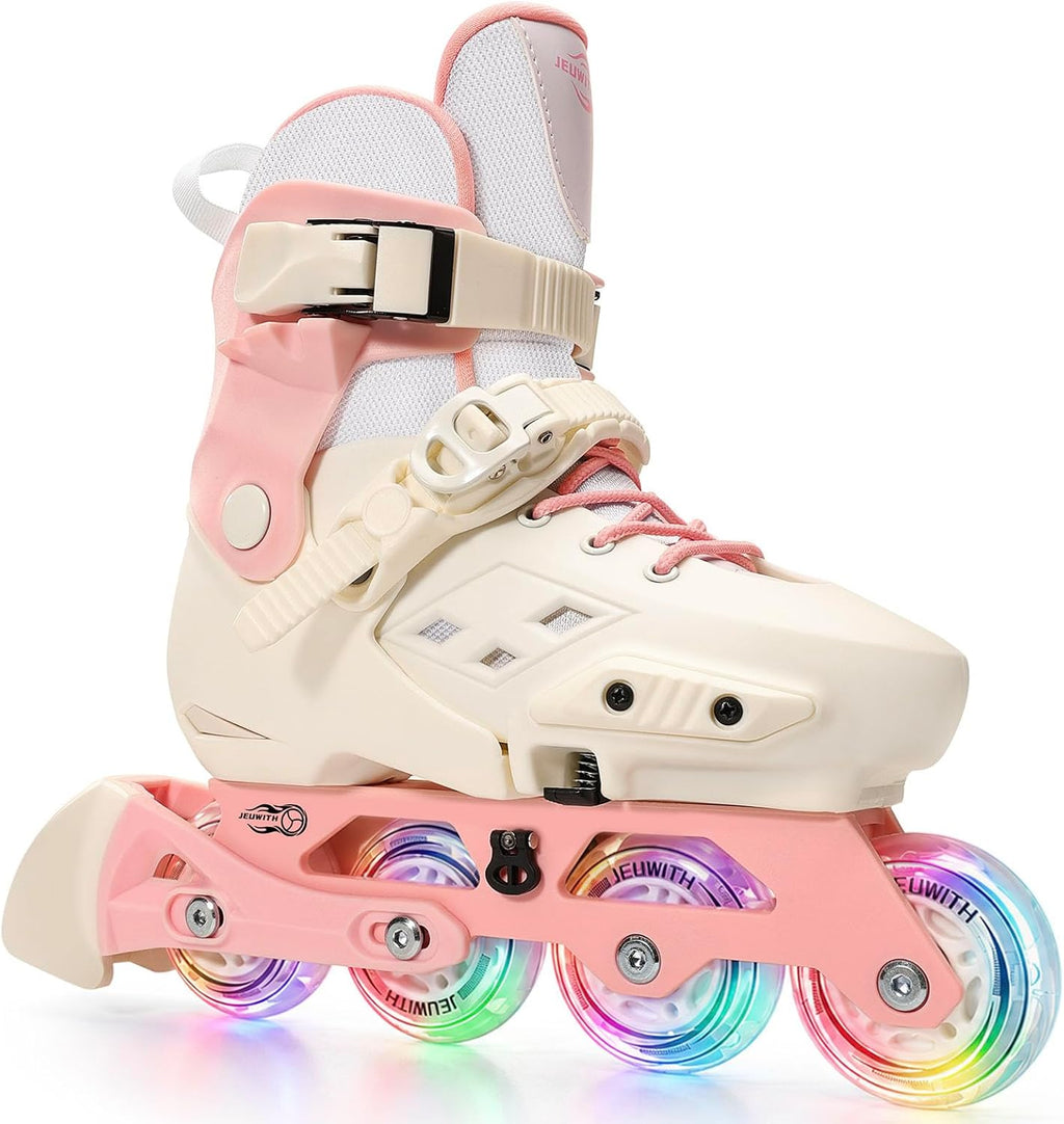 Patines en línea para niños, patines ajustables intermitentes, pati...