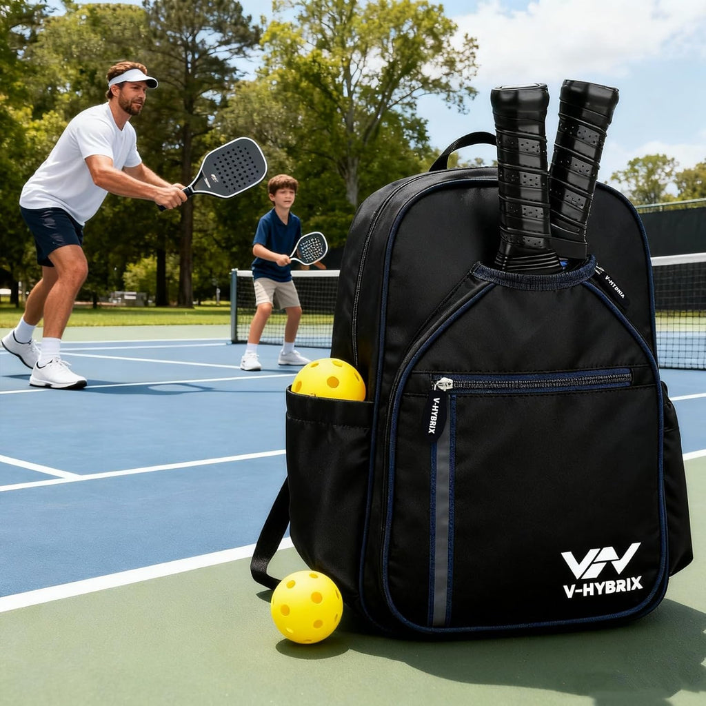 VHYBRIX Bolsas de pickleball, mochila impermeable de lujo de 30 lit...