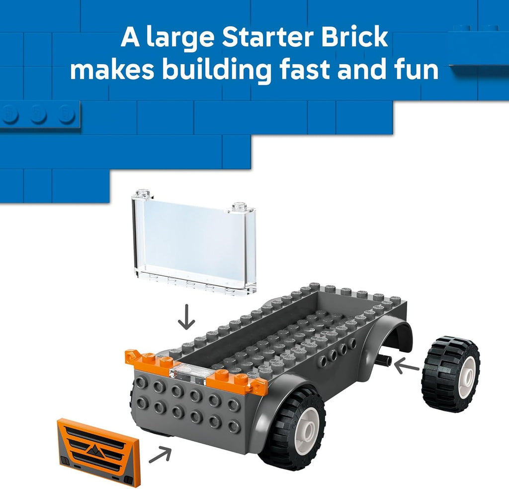 LEGO City Motorcycle Transporter - Juguete de construcción para niñ...