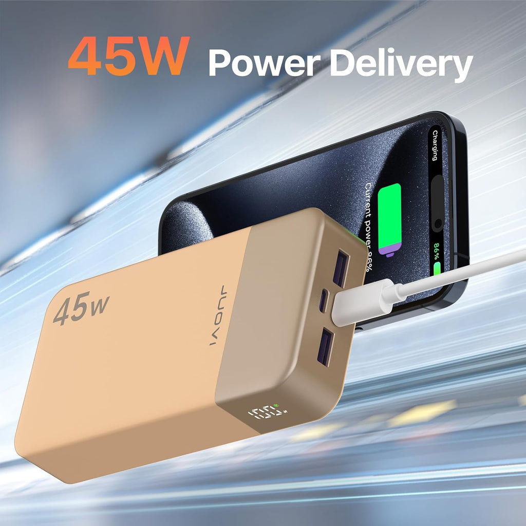 JUOVI J2621 Batería Externa Portátil, Paquete de Batería de Carga R...