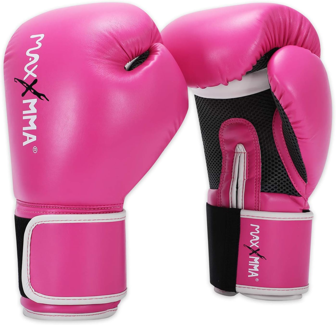 MaxxMMA Guantes de boxeo de estilo profesional para hombres y mujer...