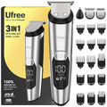 Ufree Kit de recortadora de barba 3 en 1, maquinilla de afeitar elé...