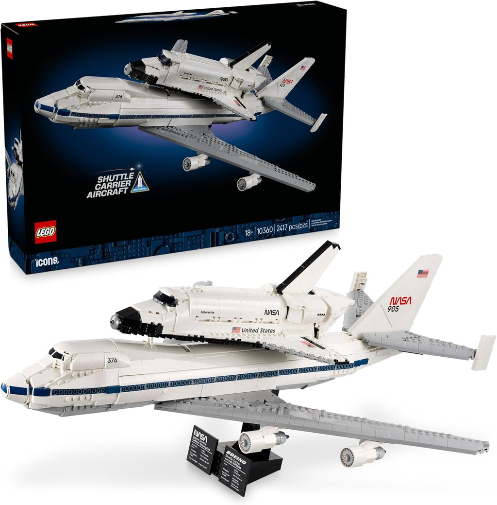 LEGO Icons Shuttle Carrier Aircraft - Juego de construcción de avio...