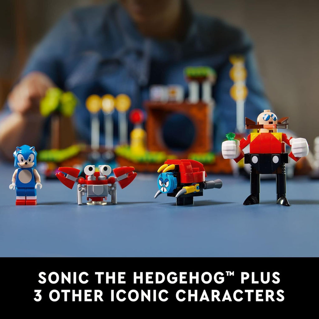 LEGO Ideas Sonic The Hedgehog - Juego coleccionable Green Hill Zone...