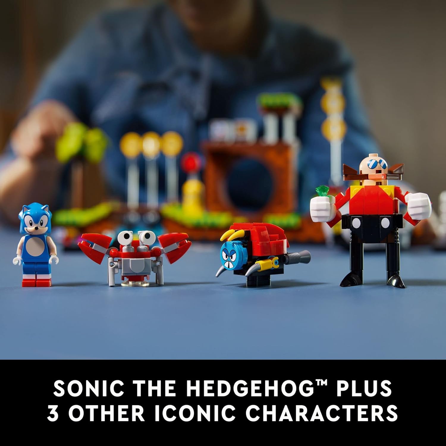 LEGO Ideas Sonic The Hedgehog - Juego coleccionable Green Hill Zone...
