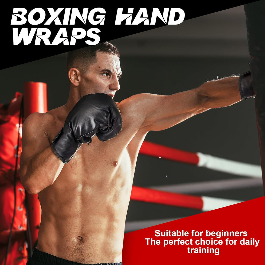 Kanayu Juego de 14 piezas de guantes de boxeo de 16 onzas, casco pa...