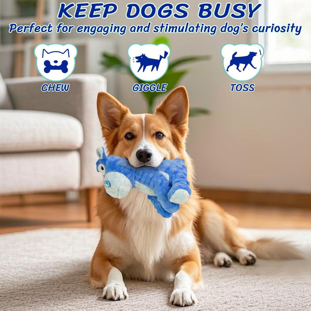 MeetYooo Juguetes de peluche chirriantes para perros, juguete masti...
