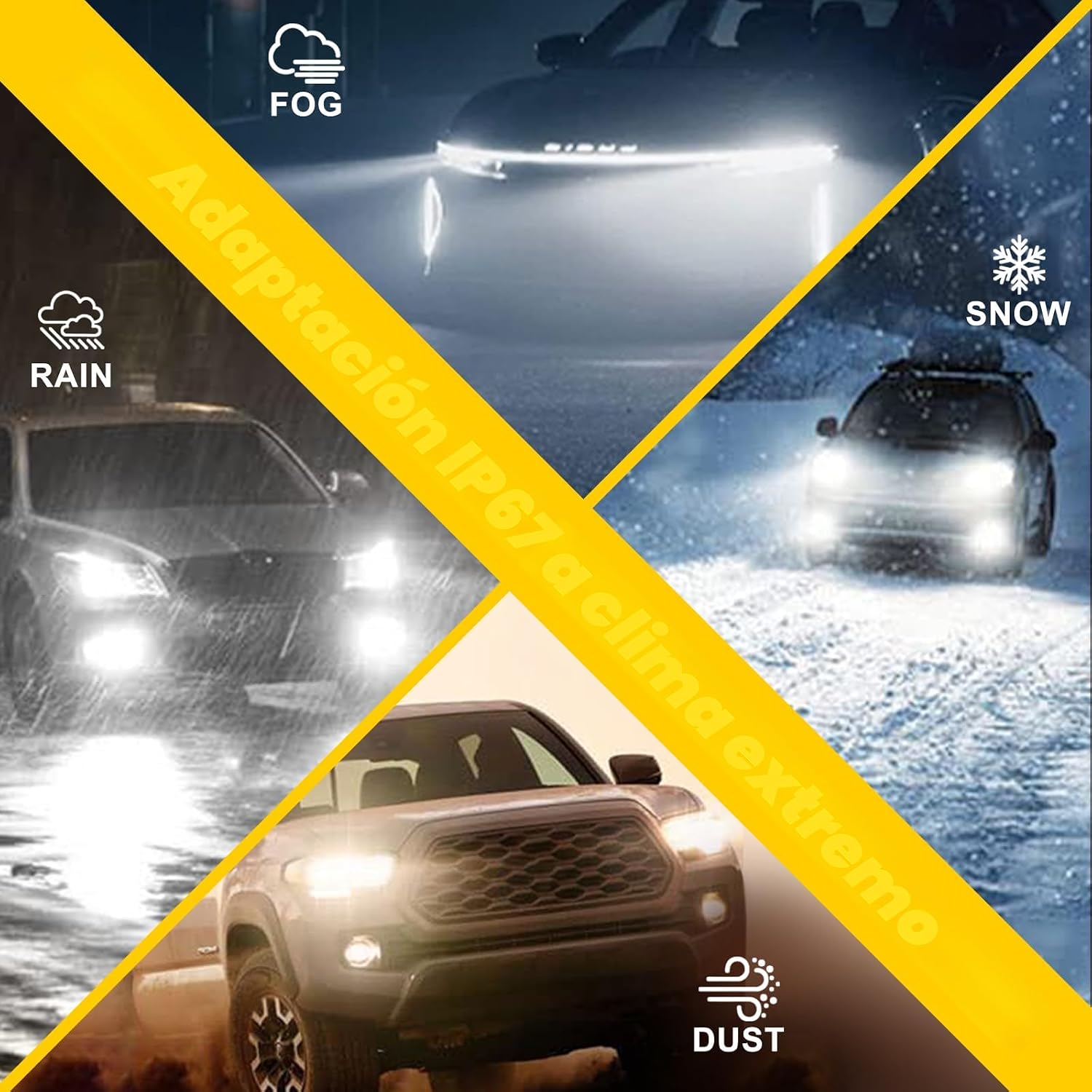 AHOBXD Bombilla 9005, 6500K Blanco con Ventilador de Refrigeración...