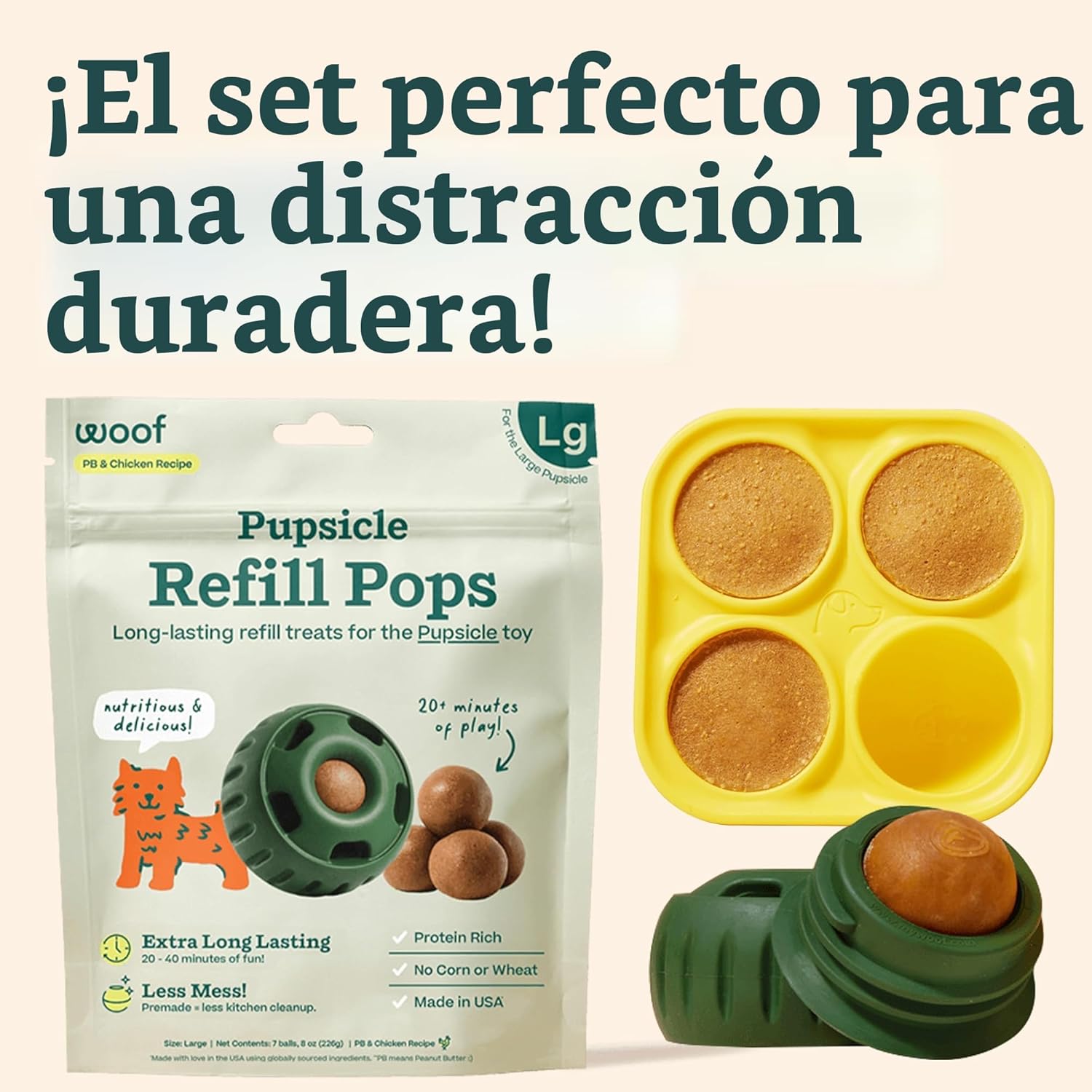 WOOF Paquete de Inicio \u2013 Juguetes Interactivos para Perros par...