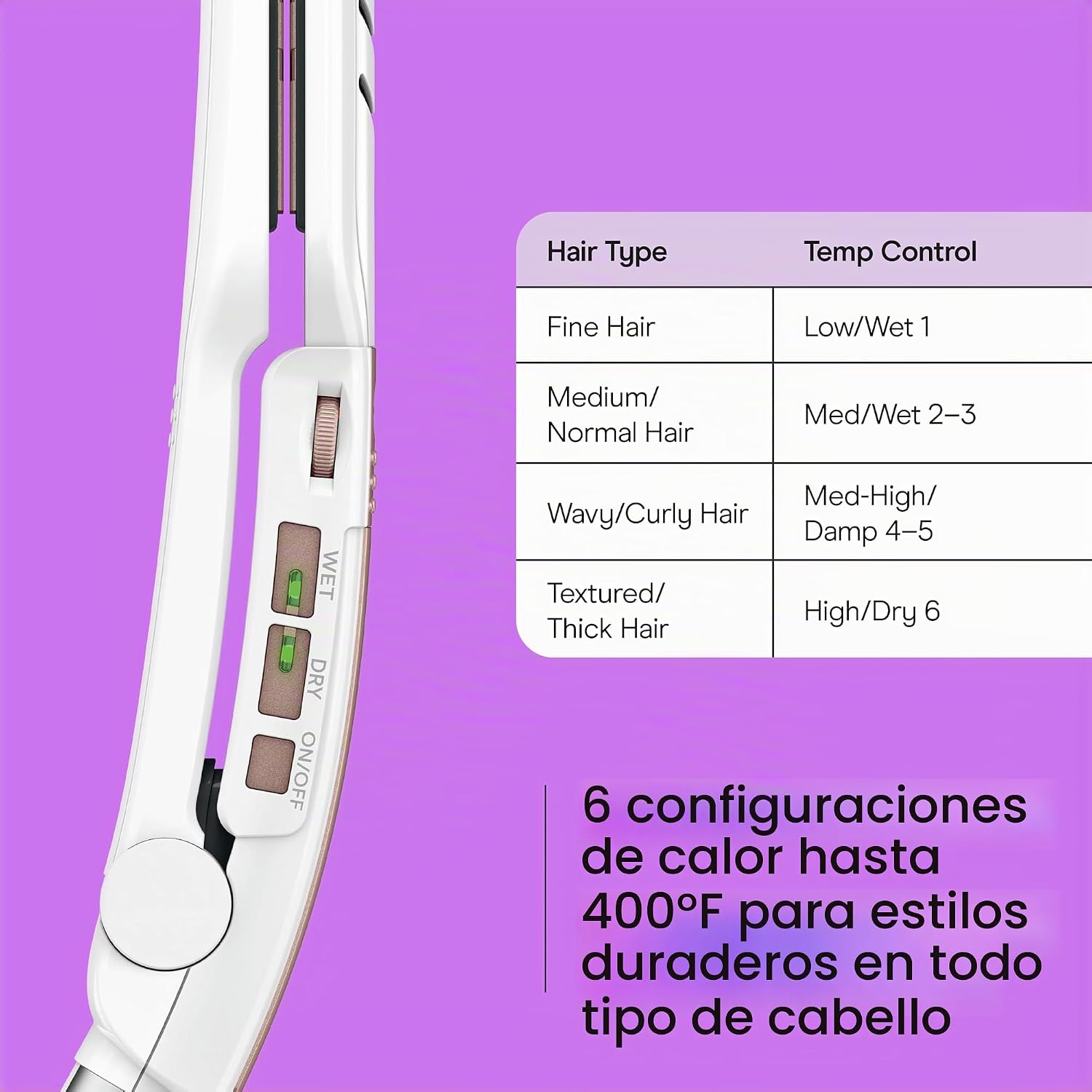 Conair Plancha de Cerámica Doble, Alisadora de Cabello de 1 1\/2 Pu...