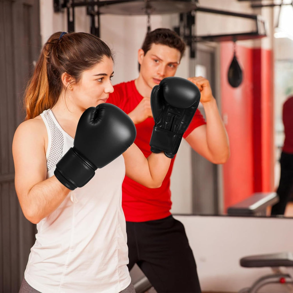 AOUTACC Guantes de boxeo para hombres y mujeres, guantes de entrena...