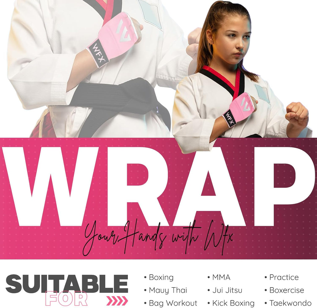 WFX - Guantes de mano para niños y jóvenes de boxeo, interiores, co...