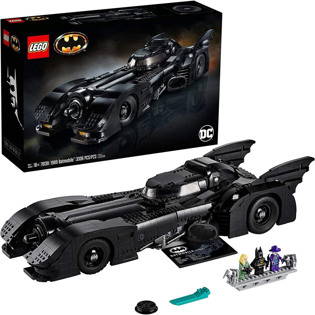 LEGO DC Batman 1989 Batmobile 76139 Kit de construcción (3,306 piezas)