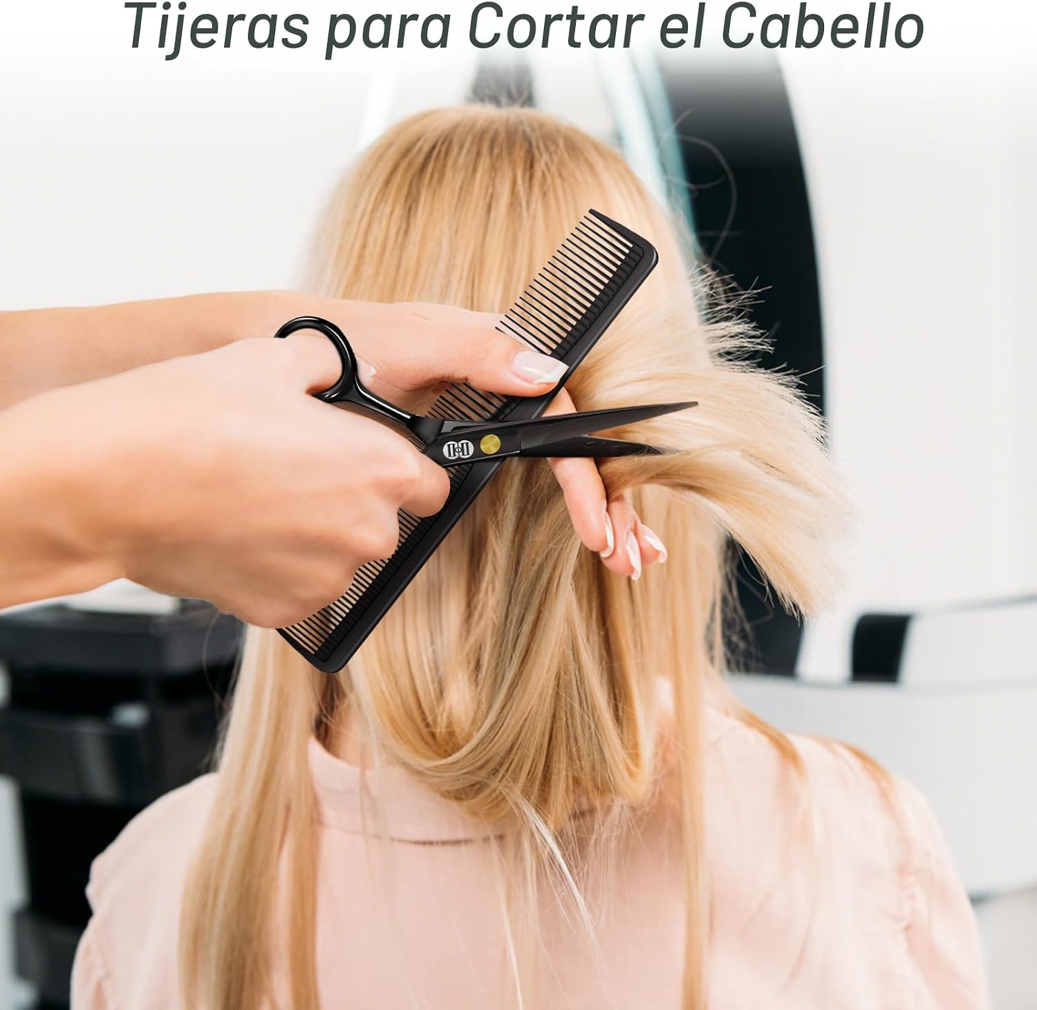 CIICII Kit de Tijeras de Corte de Pelo, Set Profesional de Tijeras...