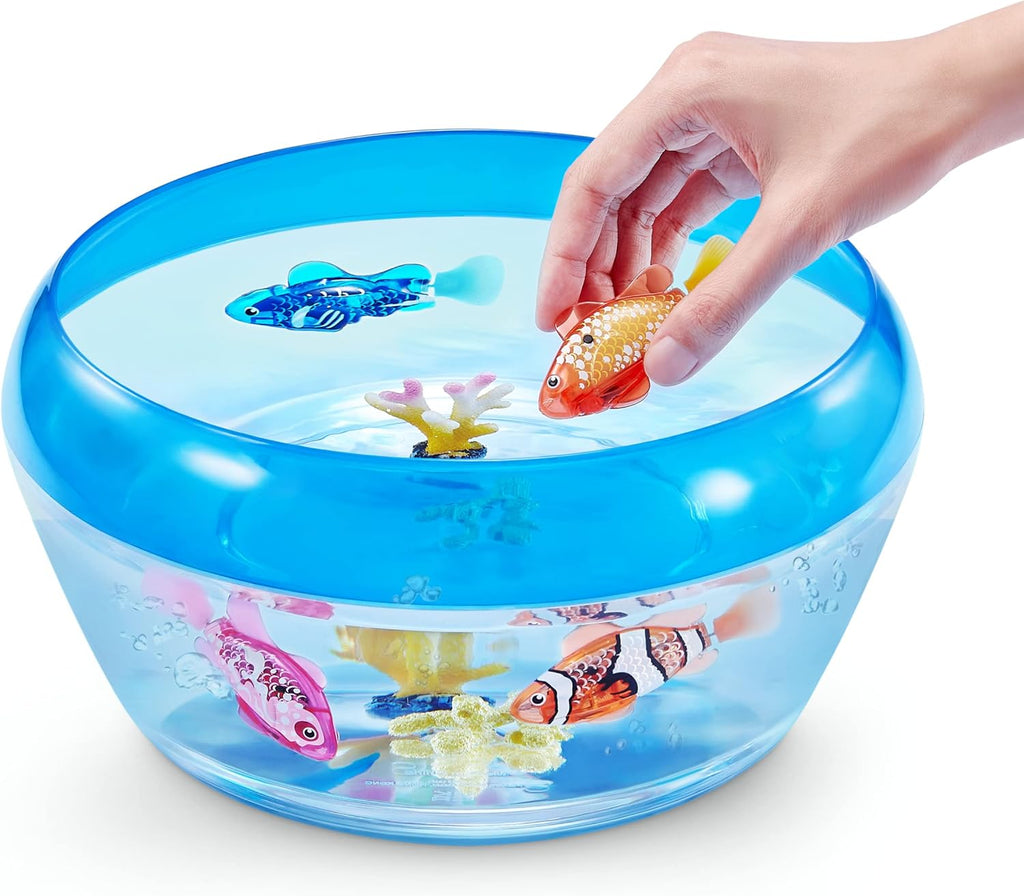 ZURU Robo Alive, Robo Fish Series 3 - Peces robóticos que nadan y s...