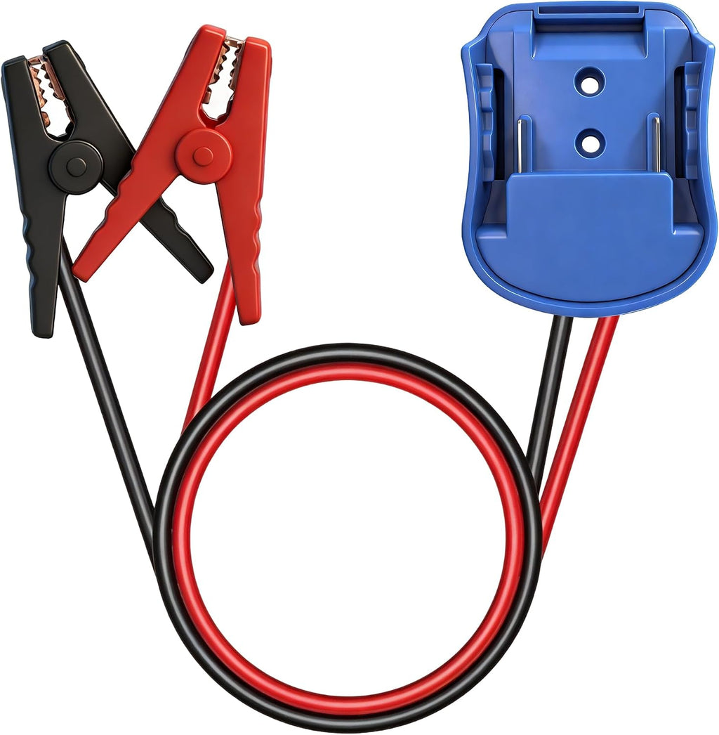 Cables de puente para automóvil, adaptador de arranque de puente de...