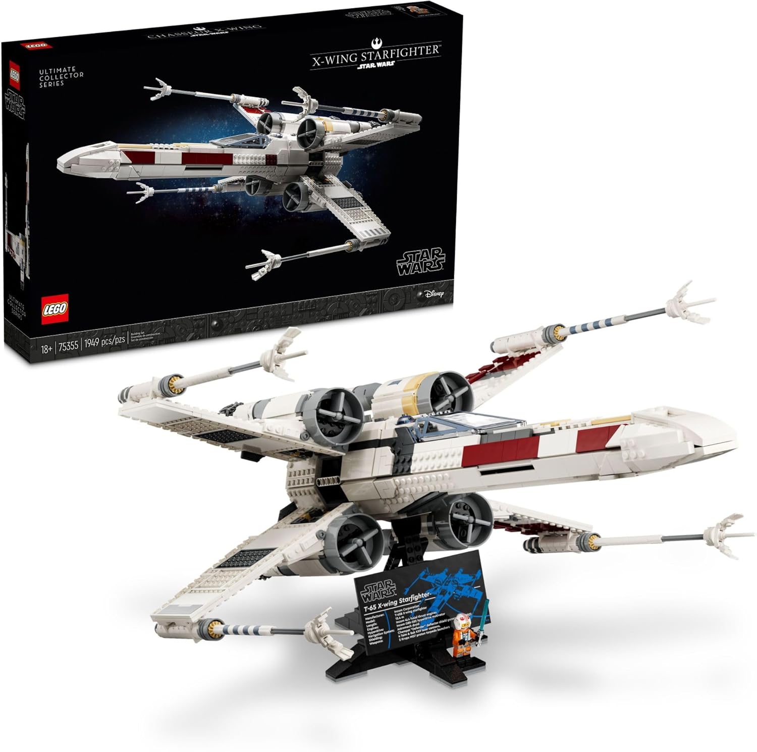 LEGO Star Wars Ultimate Collector Series X-Wing Starfighter Juego d...