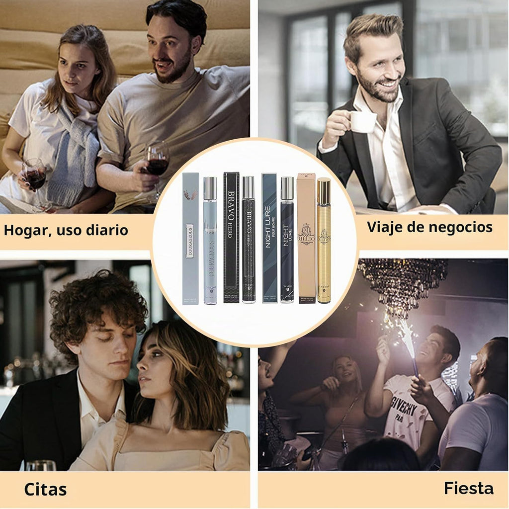 MZANK Colonia para hombre, paquete de 4 perfumes para él, muestra d...
