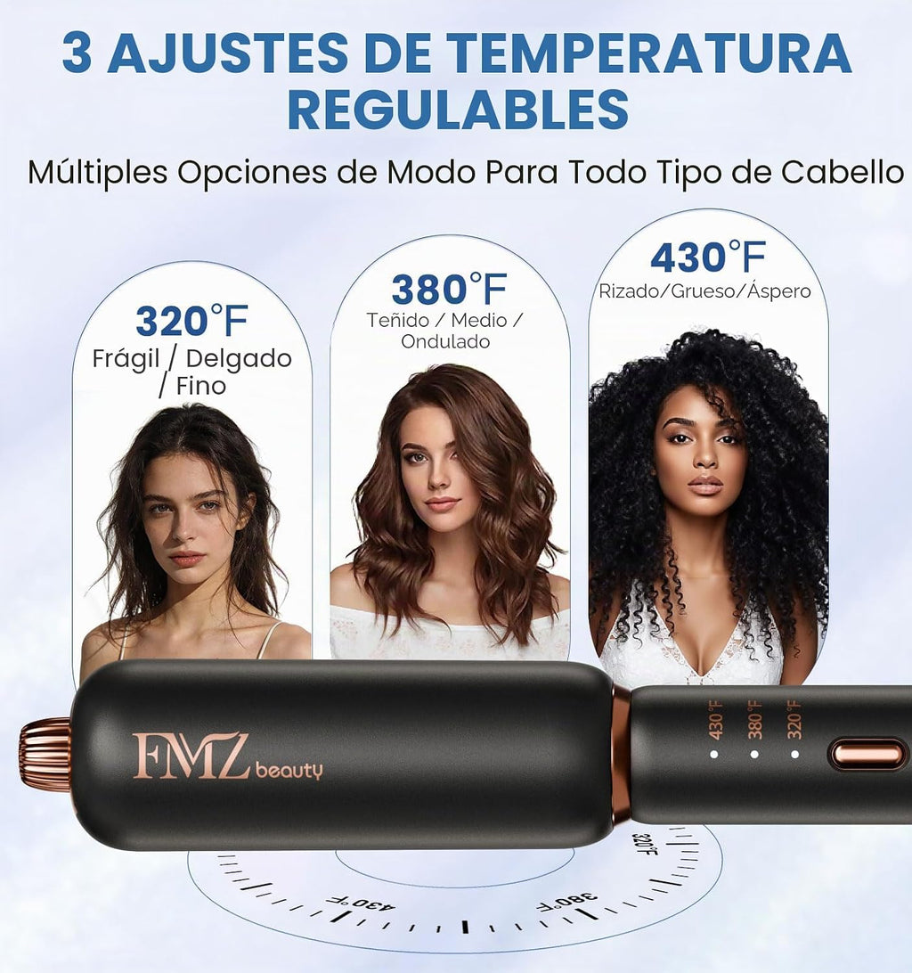 FMZ Plancha plana para el cabello, alisadora de pelo de cerámica de...