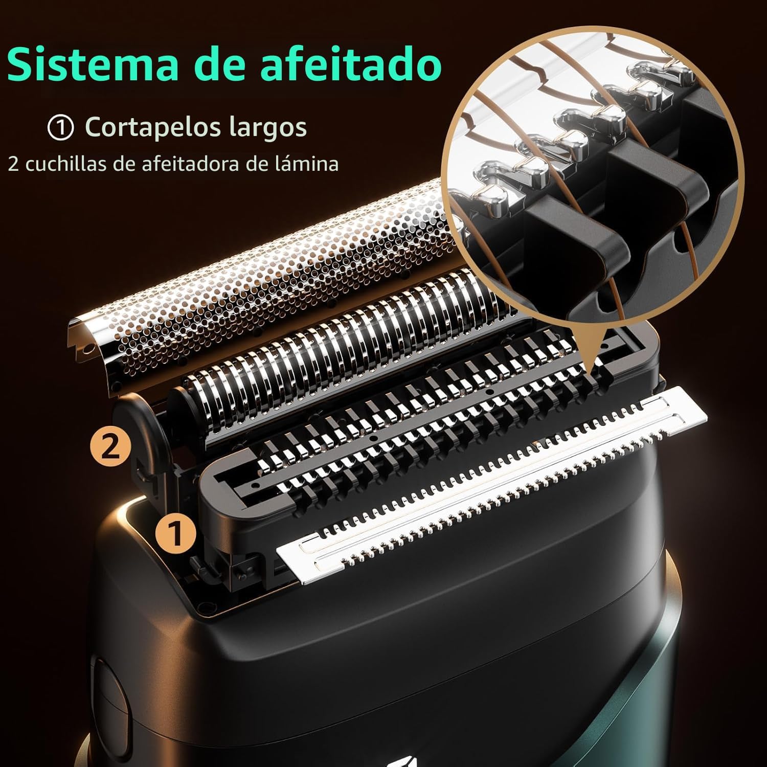 Afeitadoras eléctricas de papel de aluminio para hombres, mini maqu...
