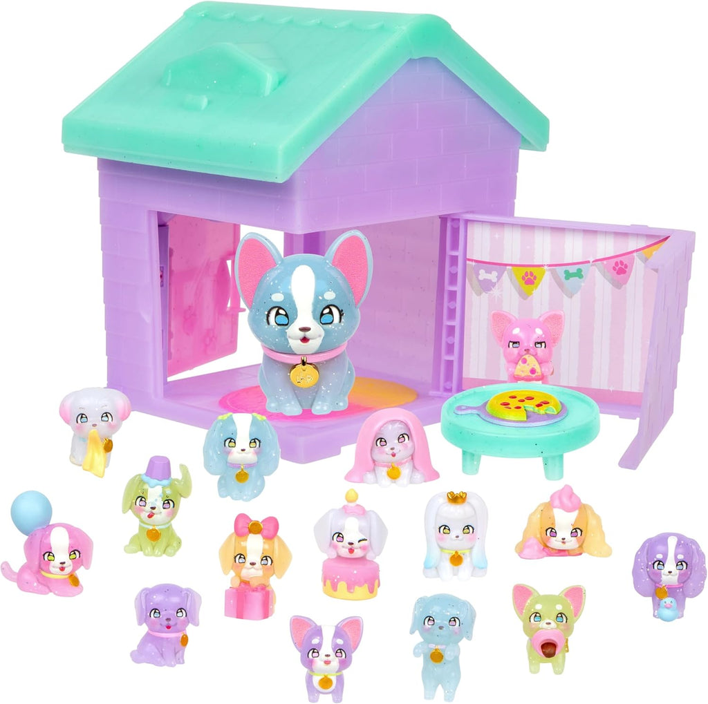 Little Live Pets Casa de Juegos para Perros, Paquete de Fiesta de C...