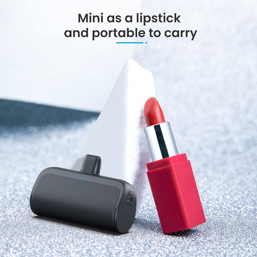[Paquete de 2] Mini Cargador Portátil para iPhone 5200mAh, Banco de...