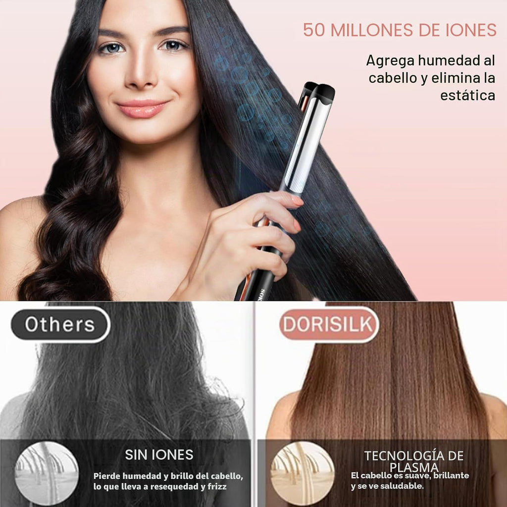 SOKANY Plancha de 1 Pulgada para Cabello Alisadora y Rizador de Tit...