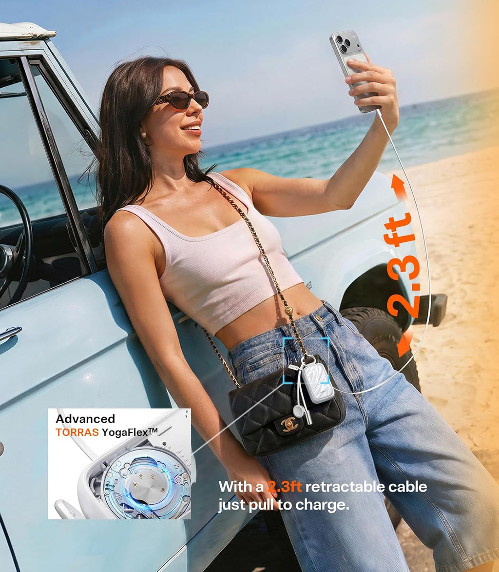 TORRAS PearlGo Power Bank, cargador portátil de carga rápida de 45...