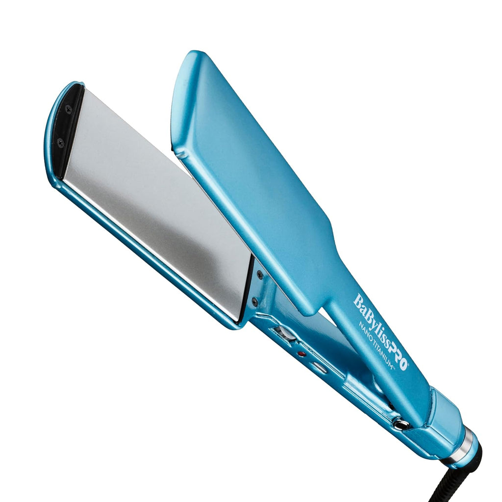 Plancha de pelo ultrafina BabylissPRO Nano Titanium, plancha plana...