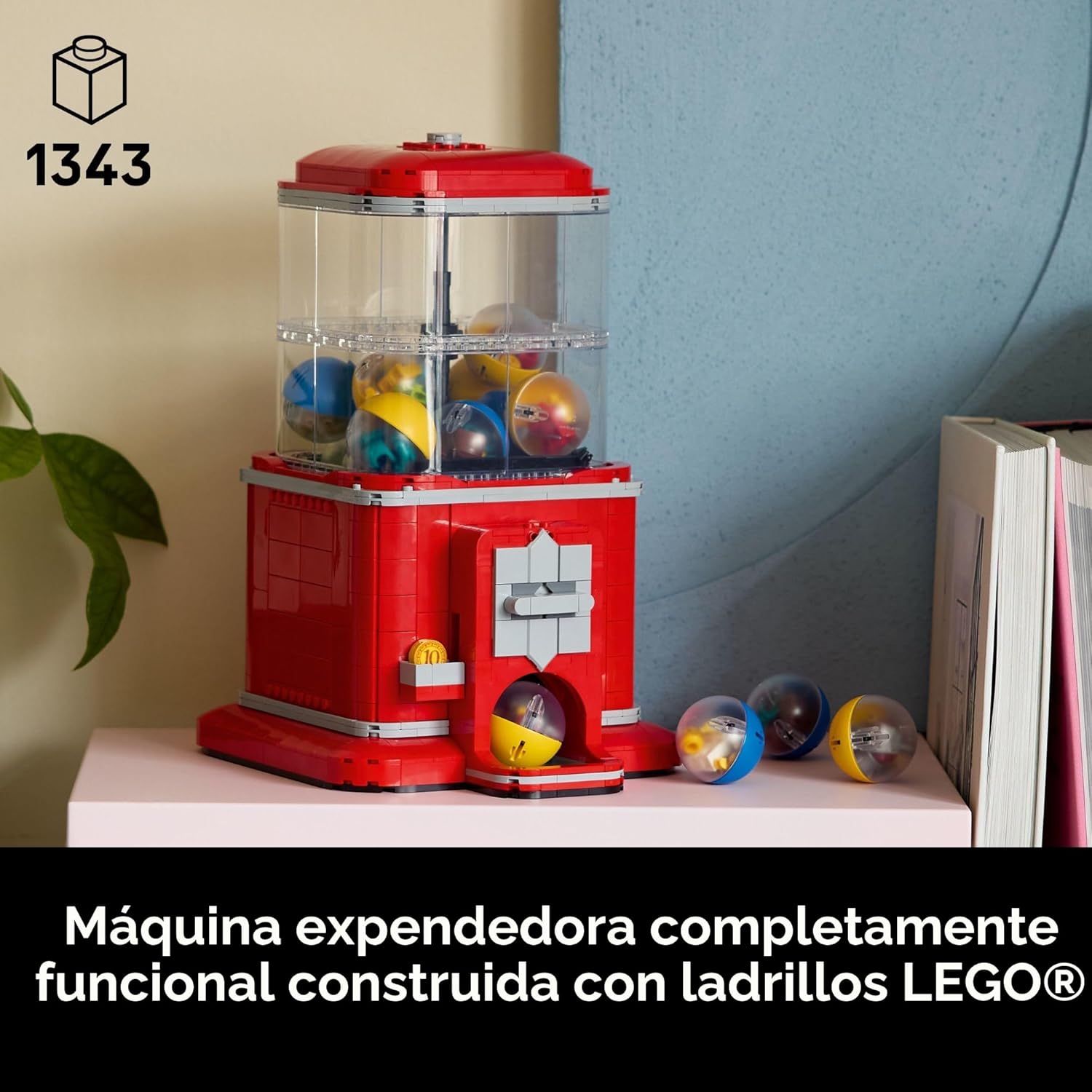 LEGO Ideas Minifigure - Juego de construcción de máquinas expendedo...