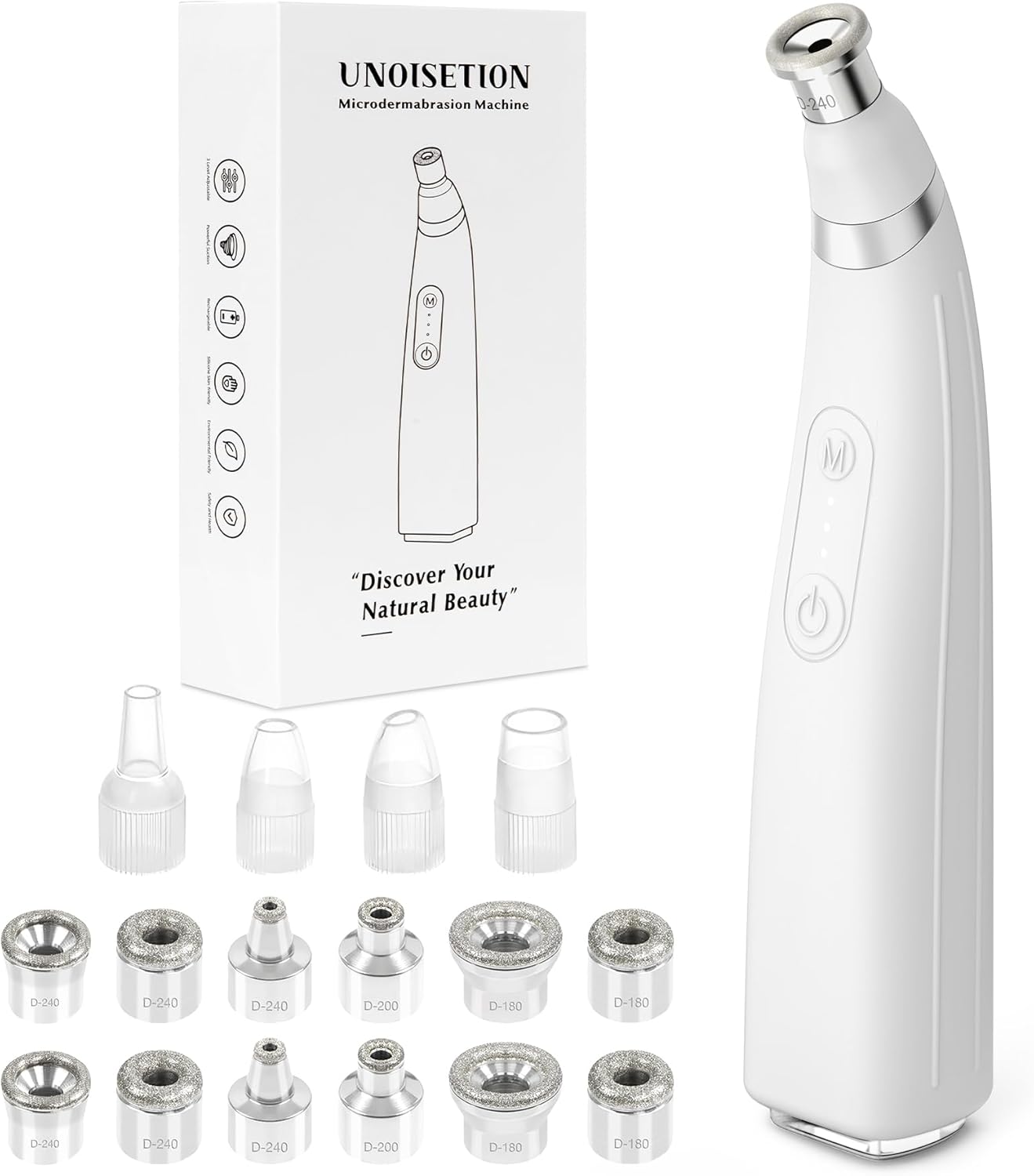 UNOISETION Máquina de Microdermoabrasión de Diamante, Removedor Por...
