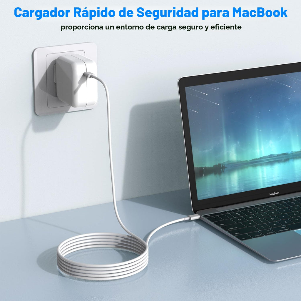 Cargador USB C para MacBook Air MacBook Pro 13 14 15 16 pulgadas, c...