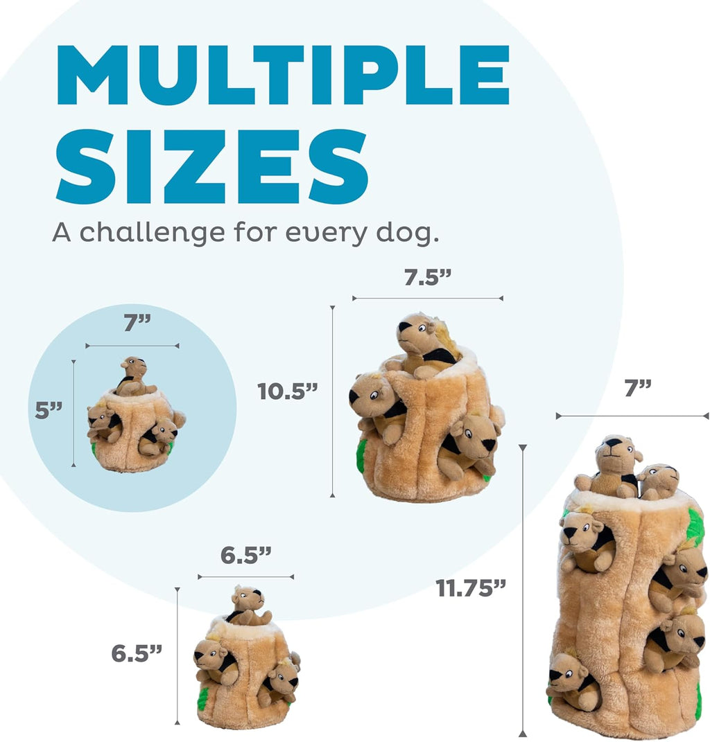 Outward Hound Hide A Squirrel - Rompecabezas de peluche para perro,...