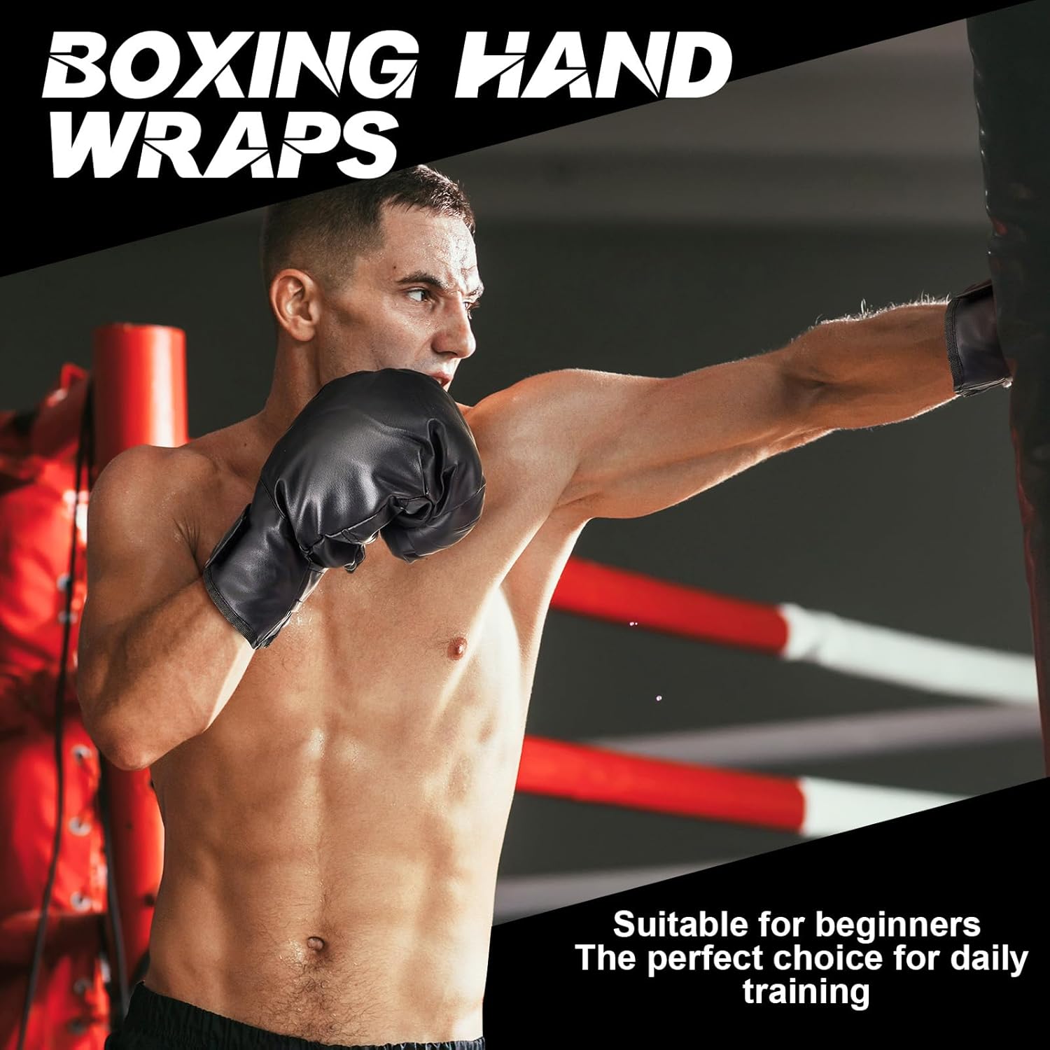 Kanayu Juego de 7 piezas de guantes de boxeo de 16 onzas, casco par...