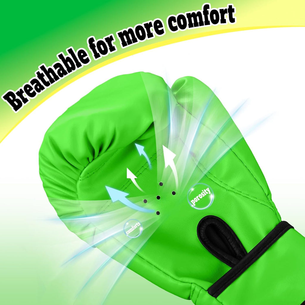 Guantes de boxeo para niños y niñas, guantes de entrenamiento de bo...