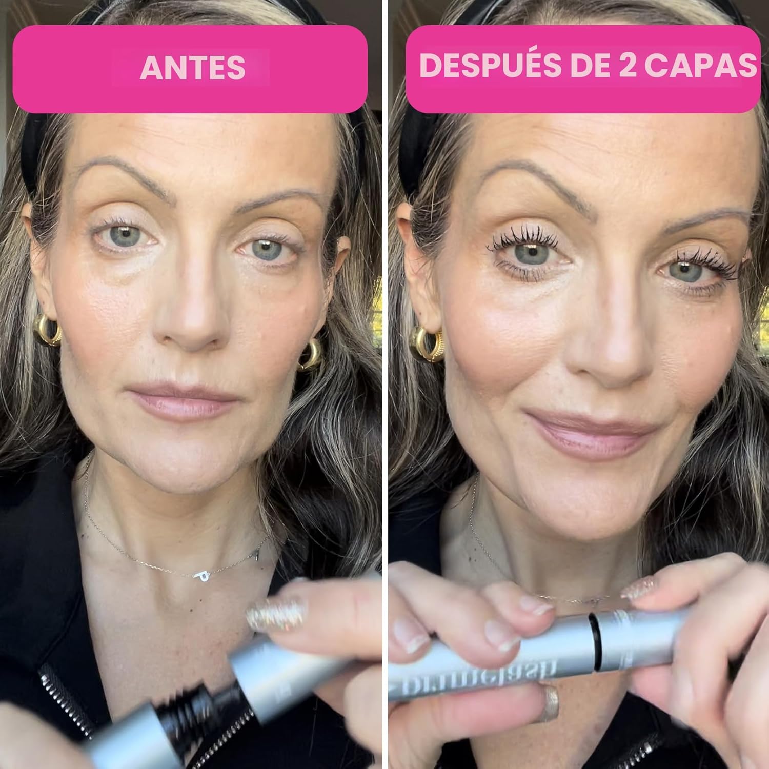 Prime Prometics PrimeLash Máscara para Mujer Mayor \u2013 Voluminiz...