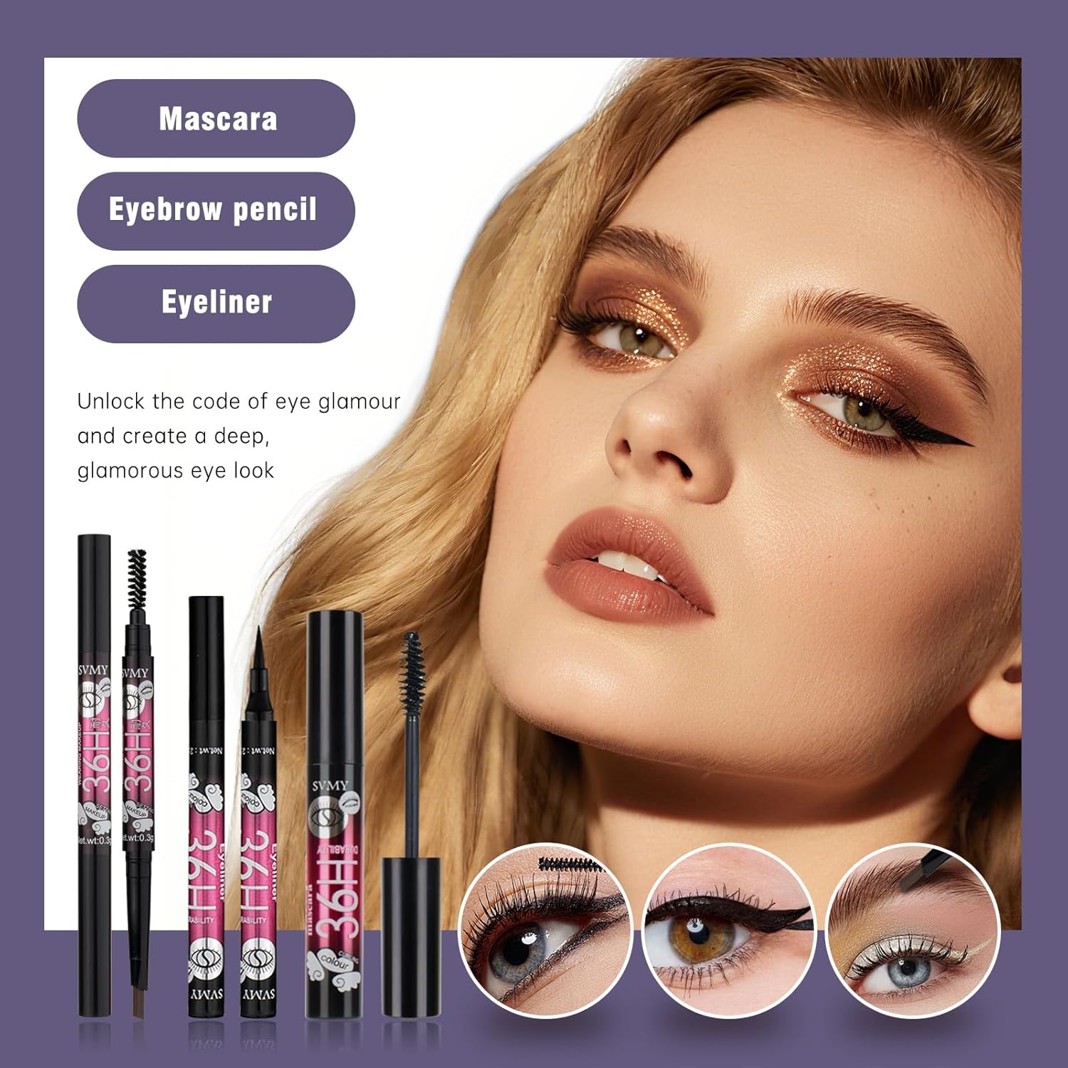 Kit de maquillaje para adolescentes y mujeres, kit completo de maqu...