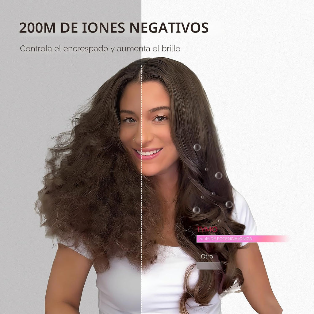 TYMO Cepillo secador de pelo en uno, secador de pelo iónico 4 en 1...