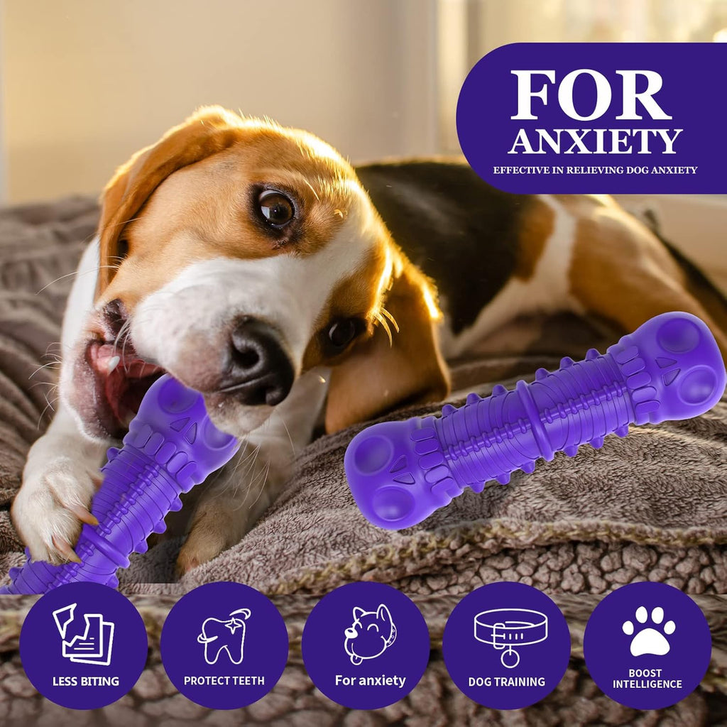 ZIKATON Juguetes chirriantes para perros masticadores agresivos, ju...