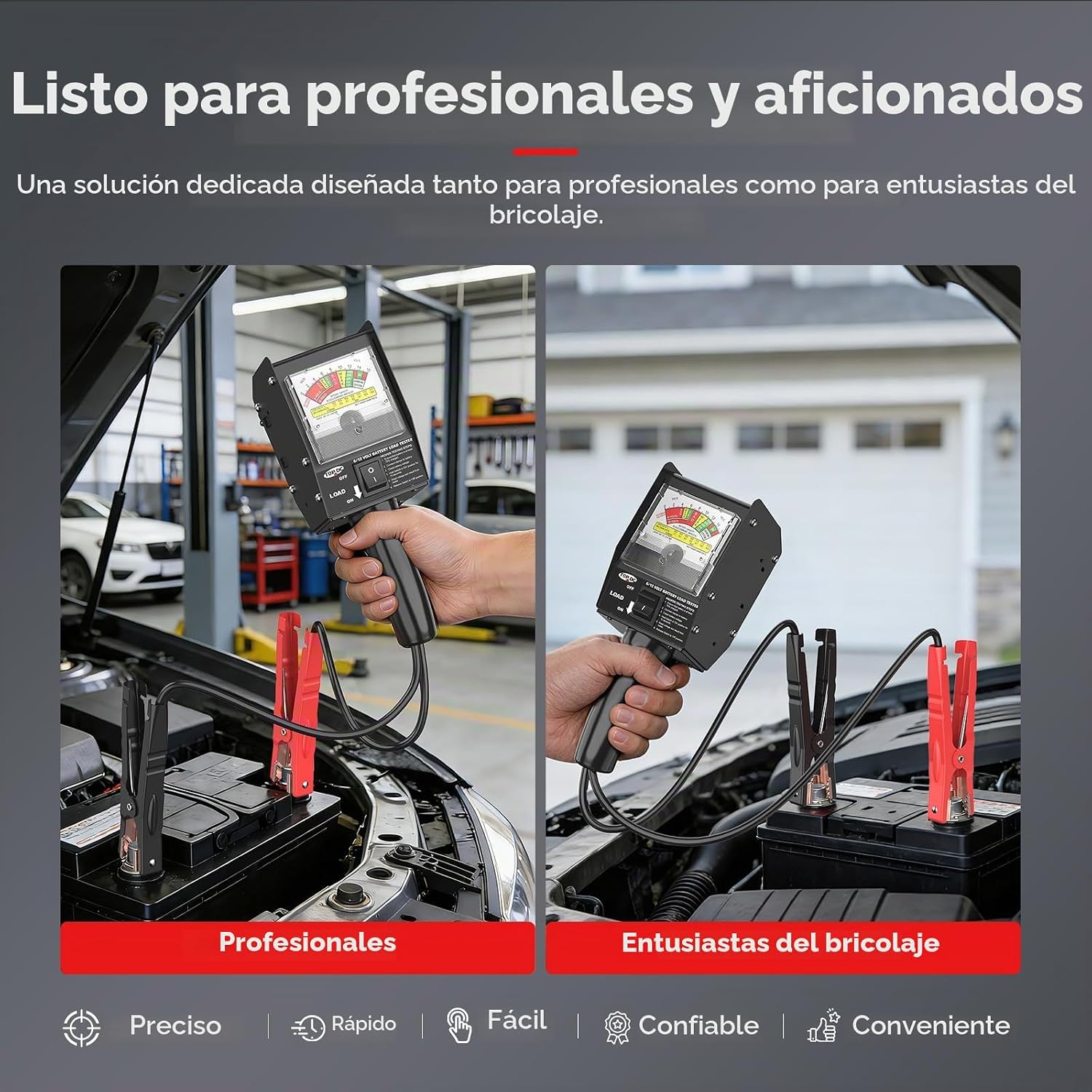 TOPDC 3181 Pro - Probador de carga de batería de alta resistencia d...