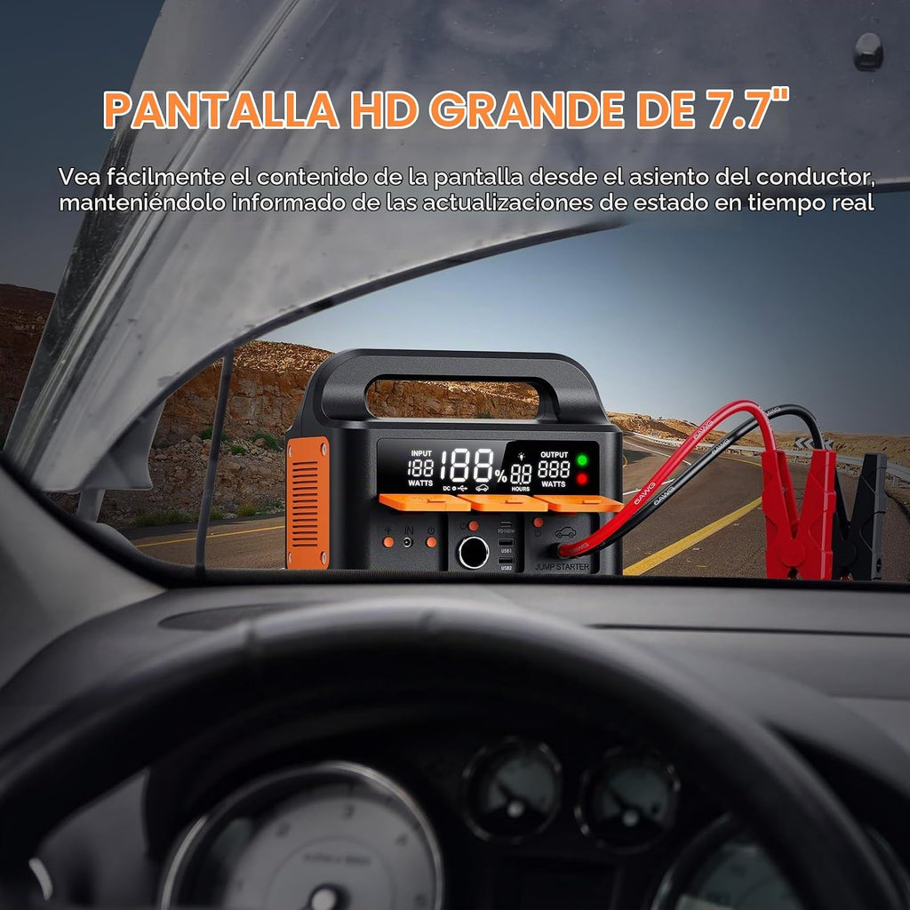 KeenPower Arrancador de 8000A LiFeMnPO4 para todos los coches de 12...