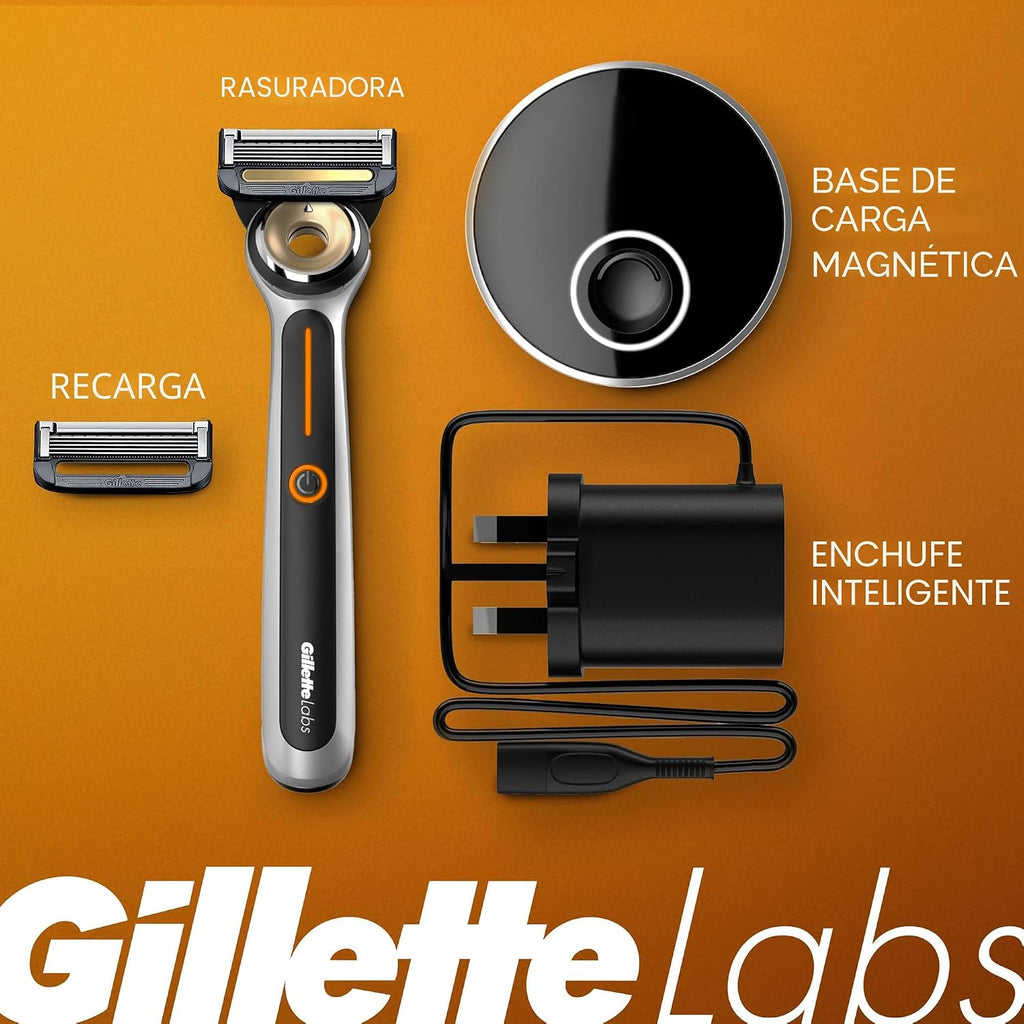 Gillette GilletteLabs - Kit de afeitado térmico para hombres, 1 man...