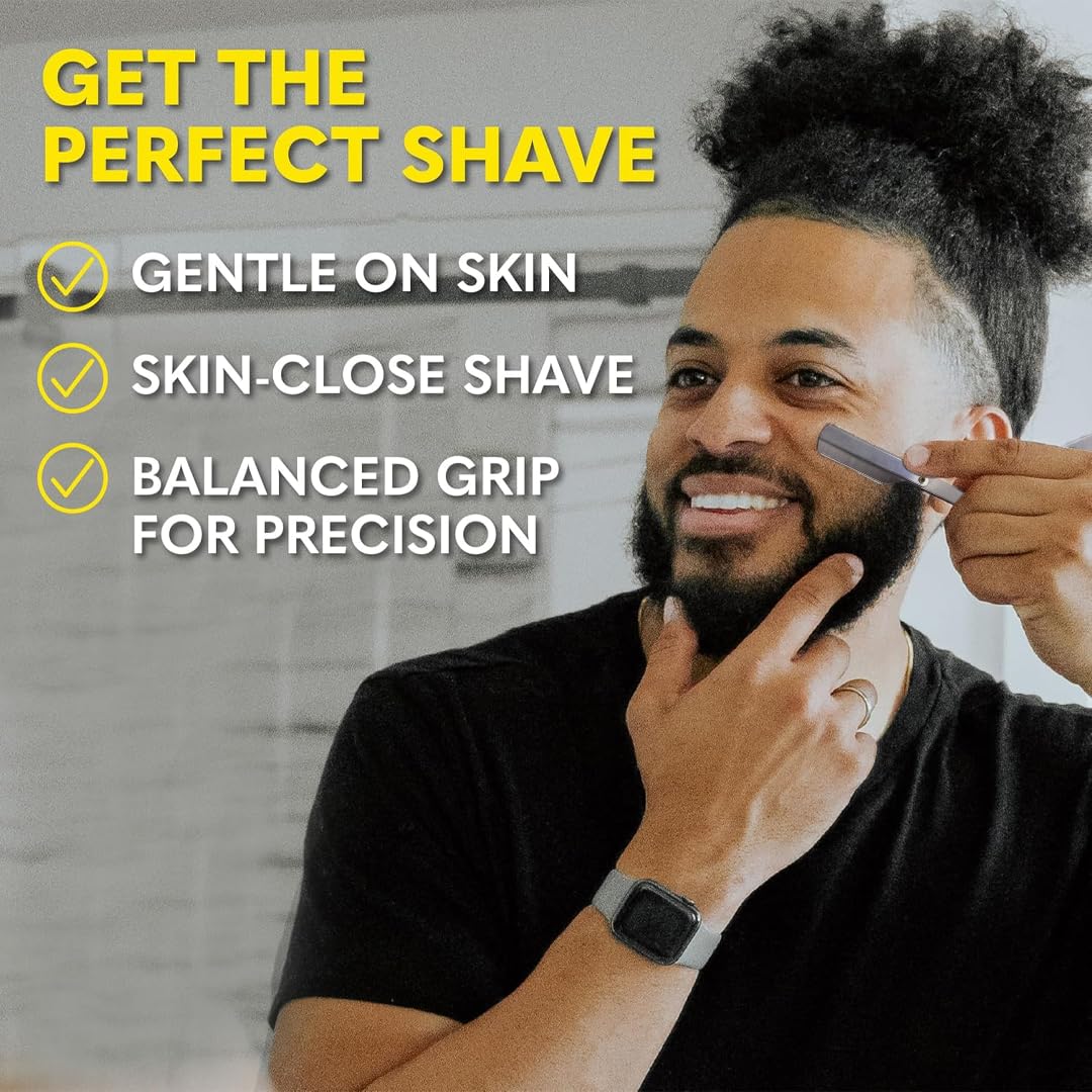 The Beard Club Navaja recta para hombres - Navajas para barbero - K...