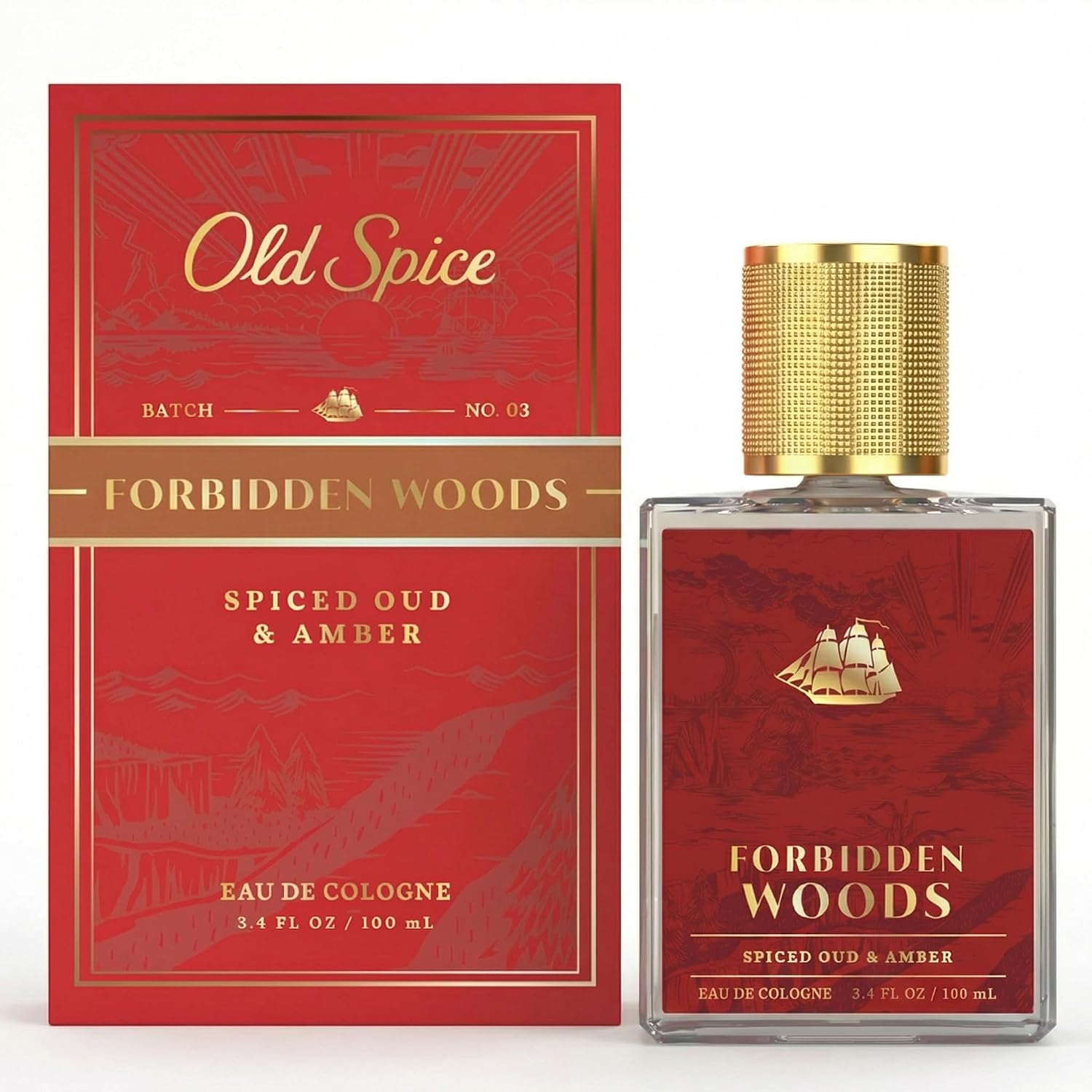 Old Spice Colonia para hombres, espray de fragancia premium y parab...