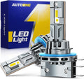 AUTOONE Bombilla LED H15, luces H15 de 70000 lúmenes, sin parpadeo,...