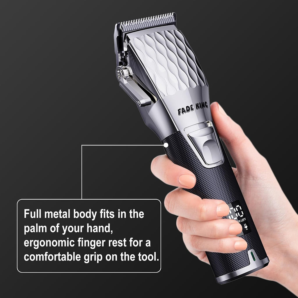 FADEKING® Cortapelos profesionales para hombres, cortapelos inalámb...